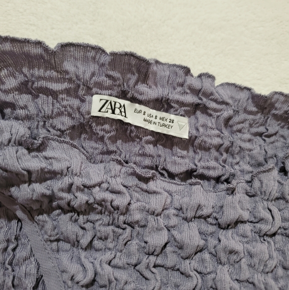 ZARA TEXTURED CUT-OUT TOP SIZE S - Picture 10 of 13